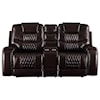 Acme Furniture Braylon Reclining Loveseat w/Console