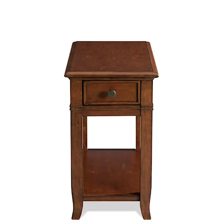 Traditional 1-Drawer Chairside Table