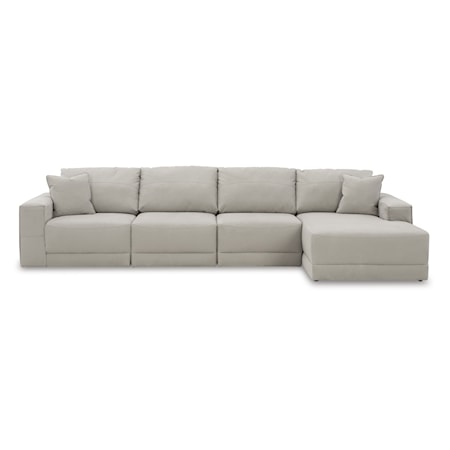 4-Piece Sectional Sofa with Chaise