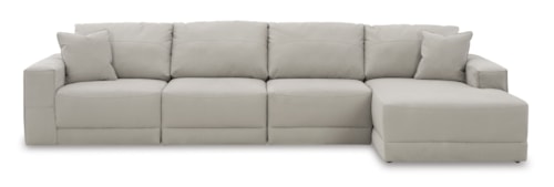4-Piece Sectional Sofa with Chaise