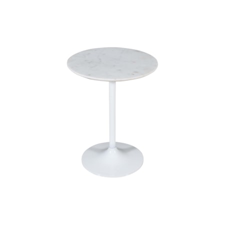 Nesting Table - Set of 2 - White on White