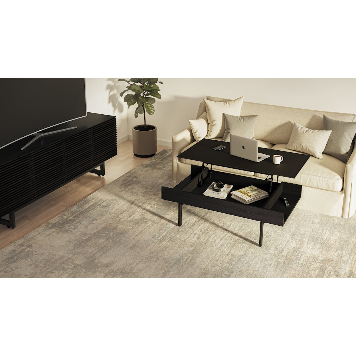 BDI Reveal Lift Top Coffee Table