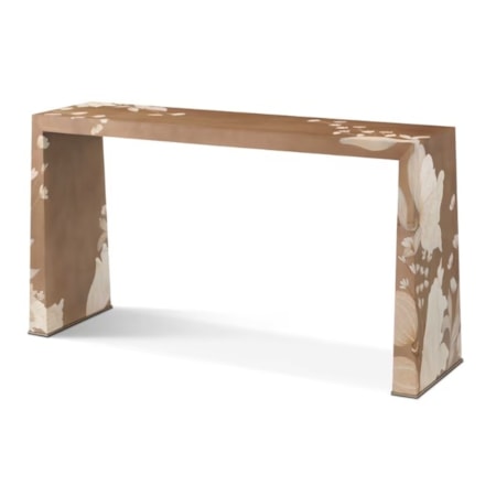 Bouquet Console Table