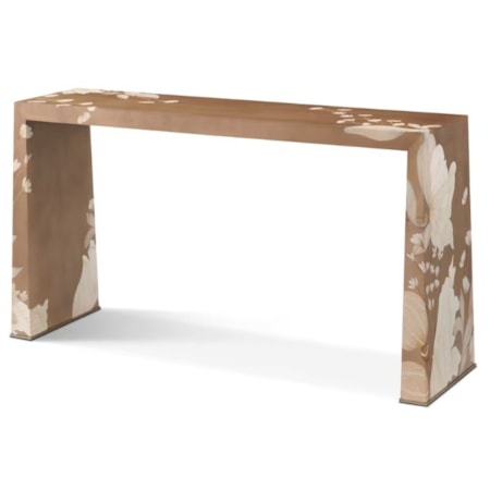 Bouquet Console Table