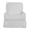 Braxton Culler Belmont Swivel Chair with Slipcover