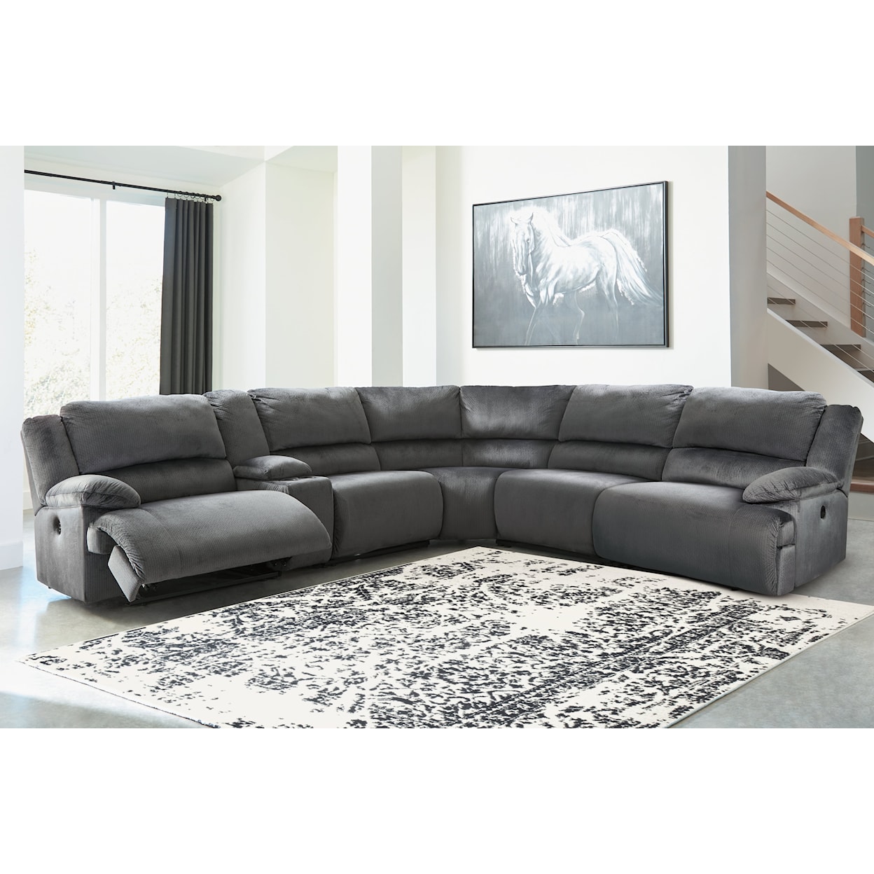 Signature Design by Ashley Clonmel 6-Piece Power Reclining Sectional