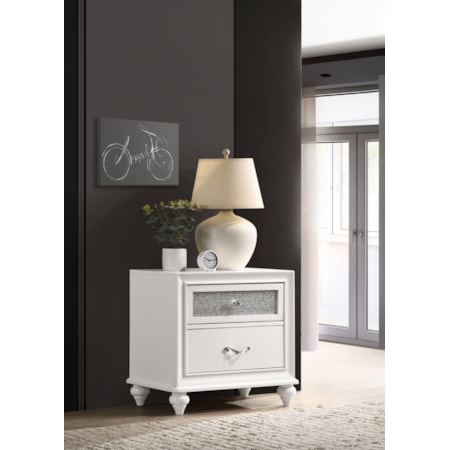 Barzini 2-drawer Nightstand