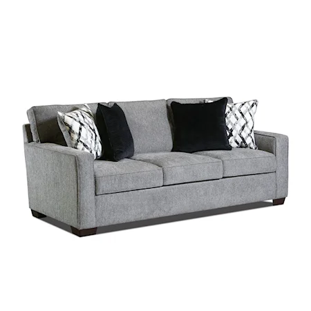 Contemporary Sofa with Track Arms