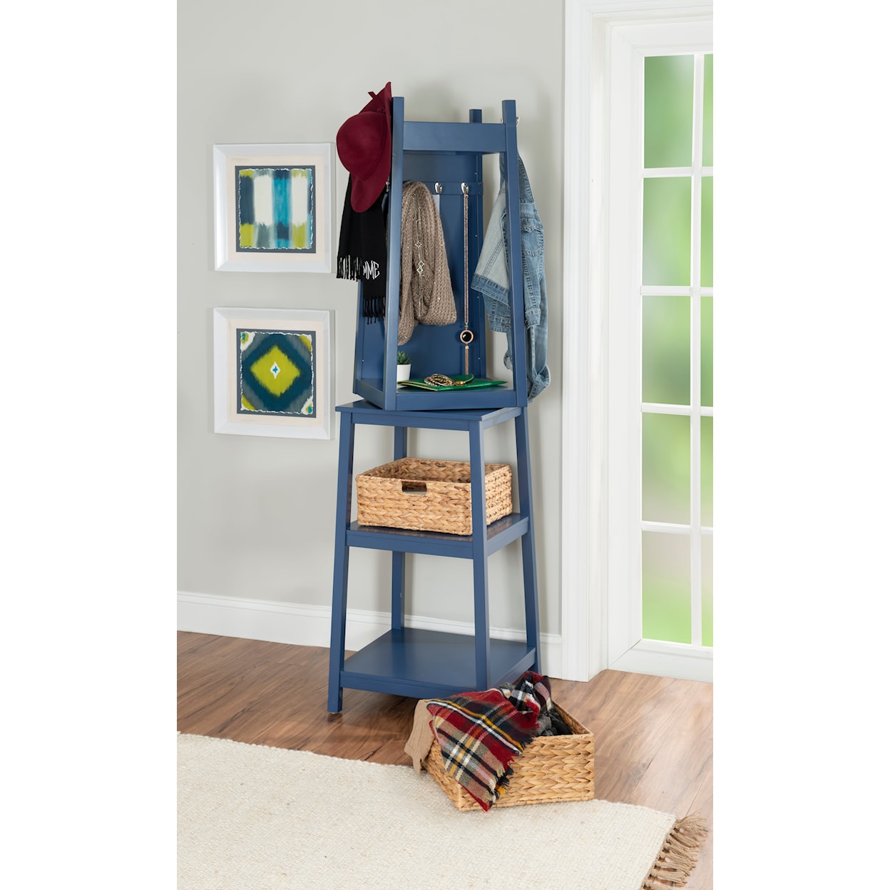 Powell Jalen Rotating Coat Rack