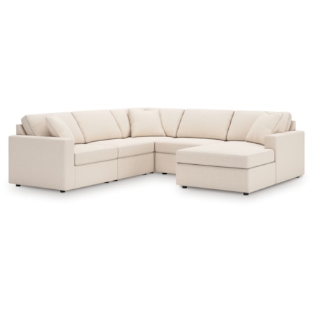5-Piece Sectional With Chaise