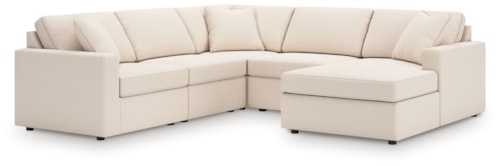 5-Piece Sectional With Chaise