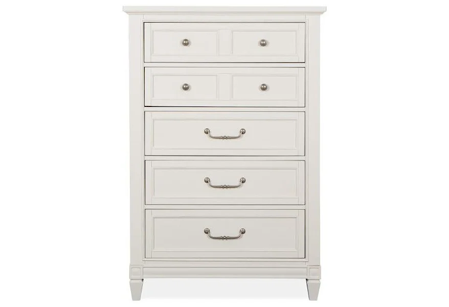 Willowbrook Bedroom 5-Drawer Chest by Magnussen Home at Reeds Furniture