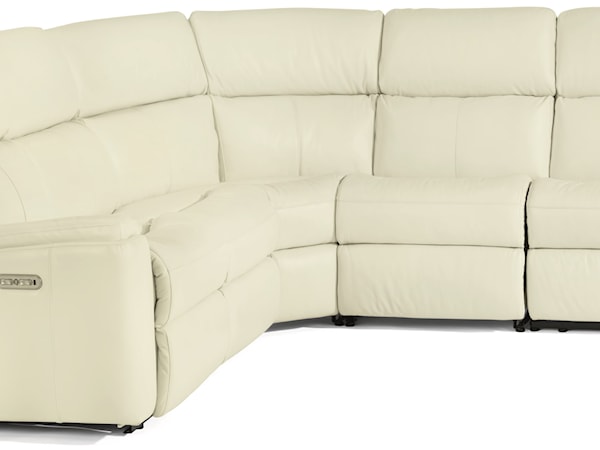 6 Piece Power Reclining Sectional