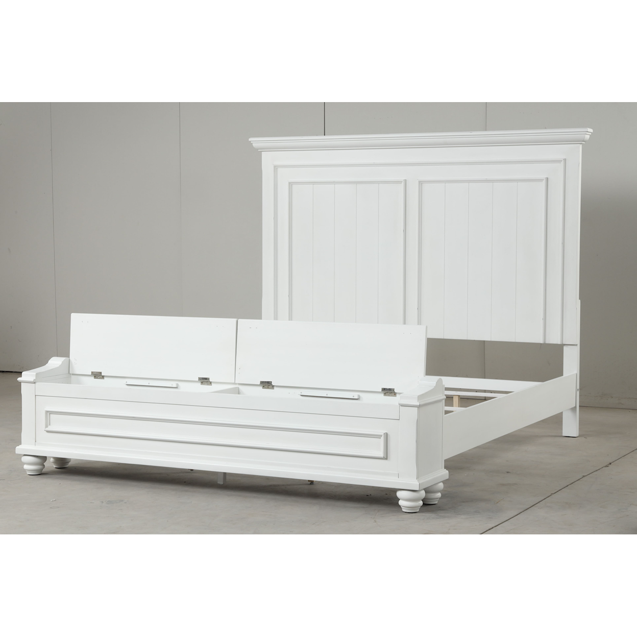 Alex's Furniture 8465A Queen Panel Storage Bed