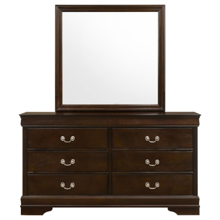 6-drawer Dresser w/ Mirror