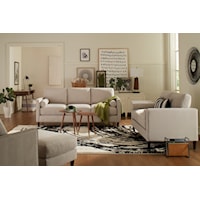 Bea 4-Piece Mid-Century Modern Living Room Set