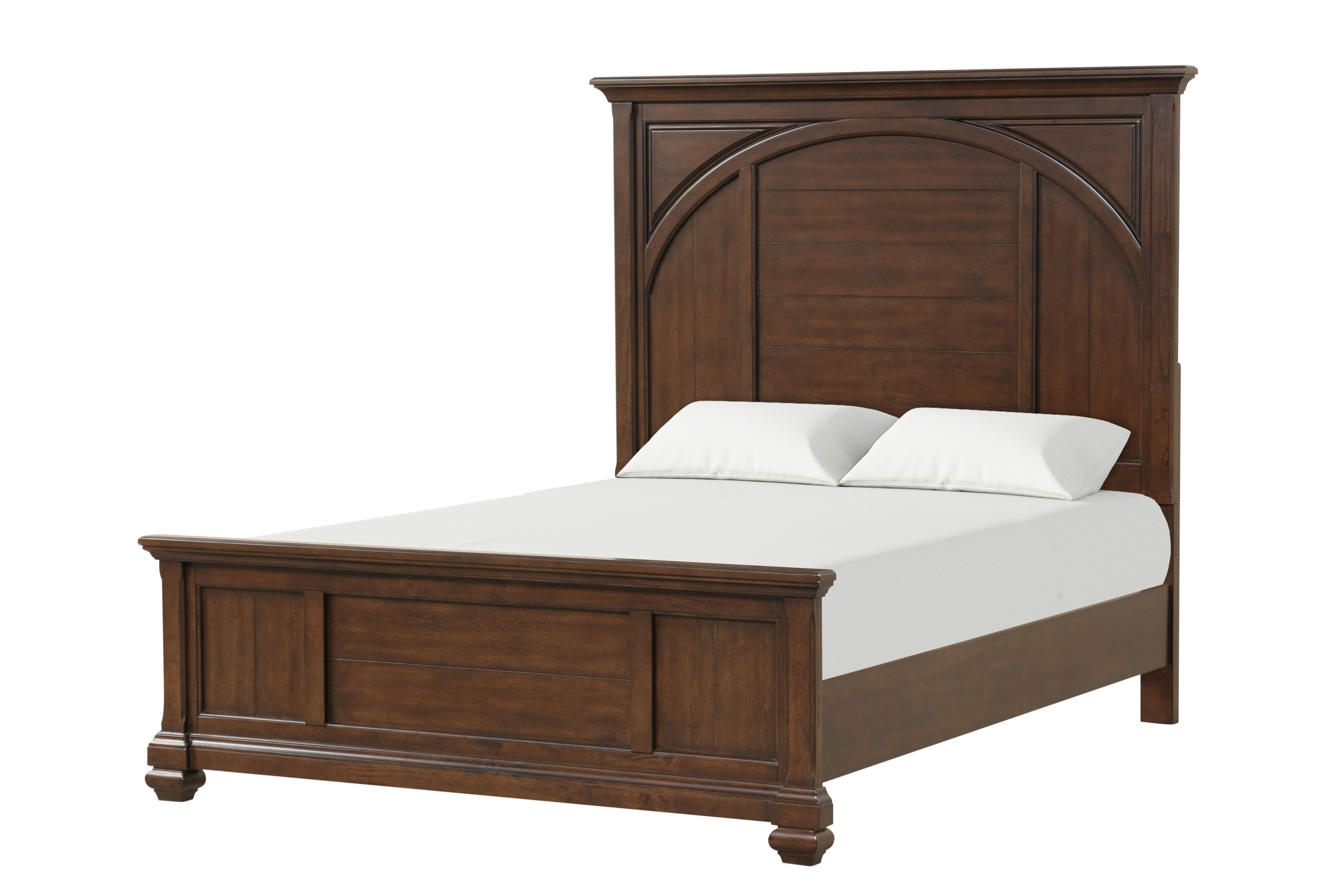 Lifestyle C8418A Mahogany Arch Queen Panel Bed