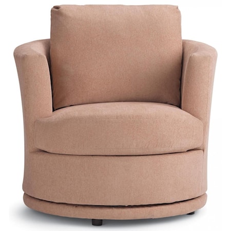 Swivel Barrel Chair