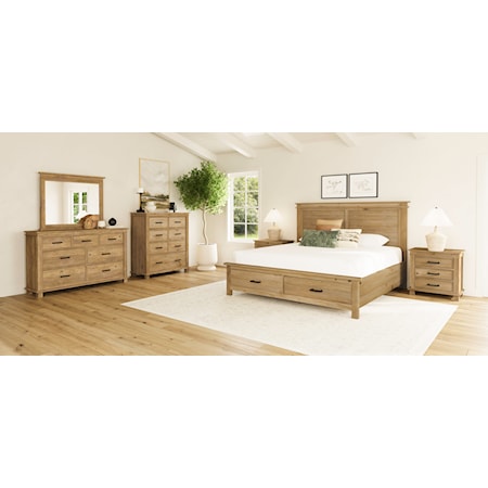 Queen Storage Bed