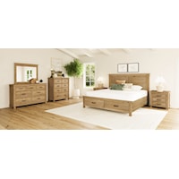 Transitional 5-Piece Queen Bedroom Set