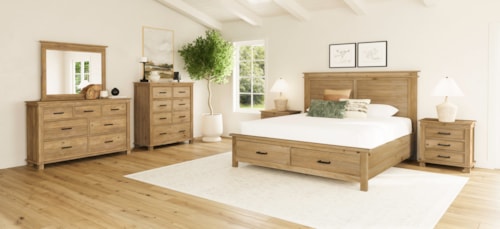 Transitional 5-Piece Queen Bedroom Set