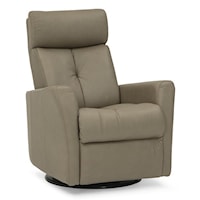 Prodigy II Contemporary Swivel Glider Power Recliner with Power Headrest