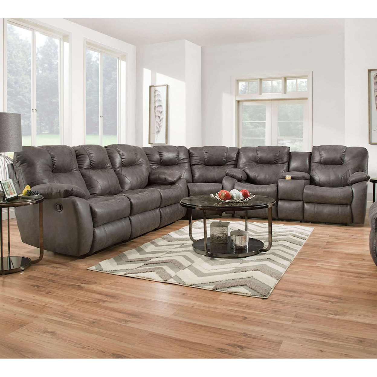 Design2Recline Avalon 3-Piece Reclining Sectional