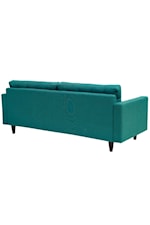 Modway Empress Empress Contemporary Upholstered Large Tufted Ottoman - Azul