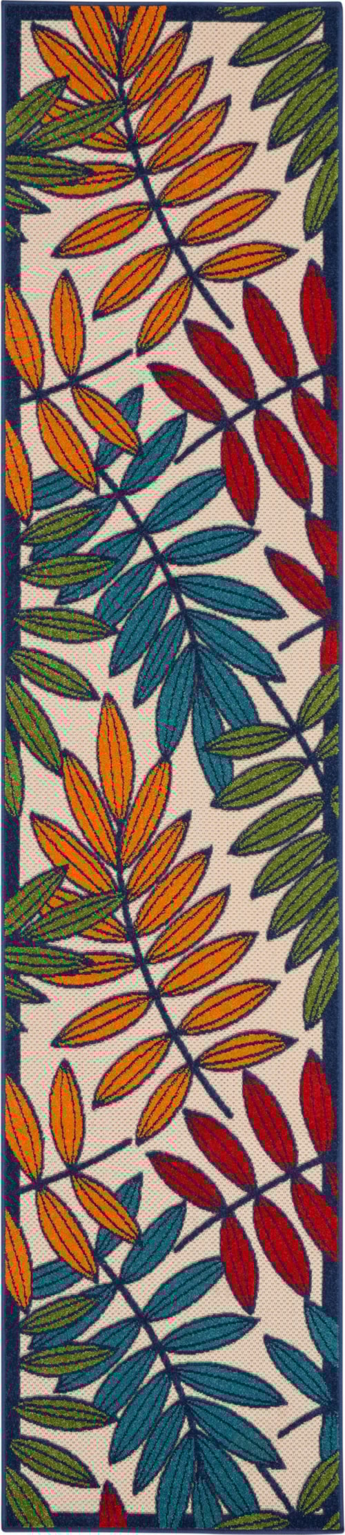 2'3" x 10' Multicolor Runner Rug