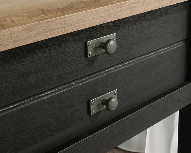 Nightstand with Lower Storage Shelf
