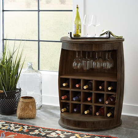 Accent Wine Barrel