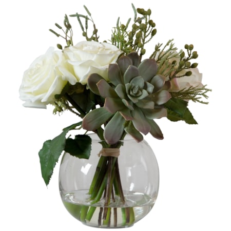 Belmonte Floral Bouquet & Vase