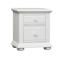 Cottage 2-Drawer Nightstand with Dovetail Construction