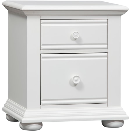 Cottage 2-Drawer Nightstand with Dovetail Construction