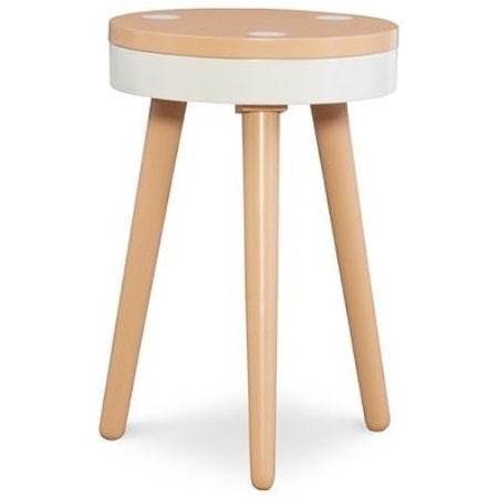 Youth Side Table with Storage Compartment