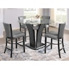 Crown Mark Camelia 5-Piece Counter-Height Dining Set