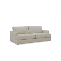 Contemporary Leather 2-Seat Sofa