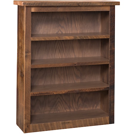 Amish Made Bookshelf 3 Adj. Shelves w/Stiles