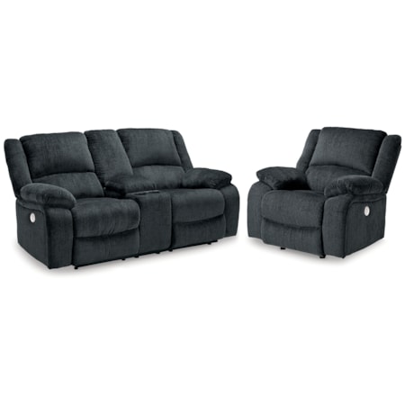 Power Reclining Loveseat And Power Recliner