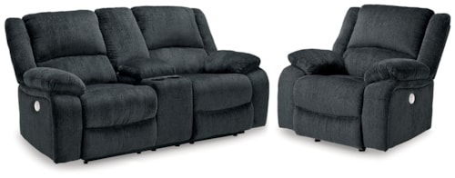 Power Reclining Loveseat And Power Recliner