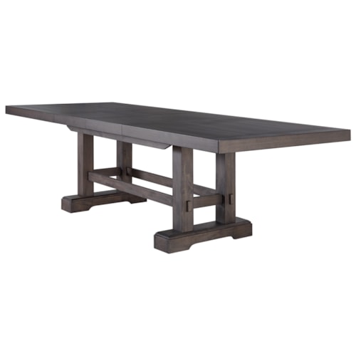 Farmhouse Dining Table with Leaf Inserts