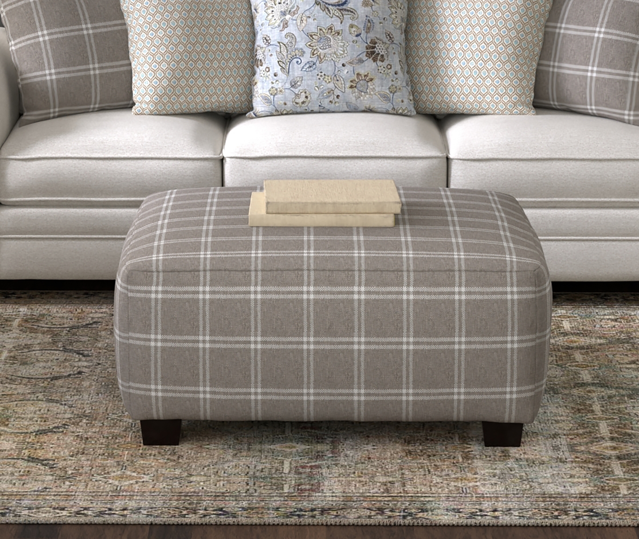 Jackson Furniture Magnolia Square Cocktail Ottoman
