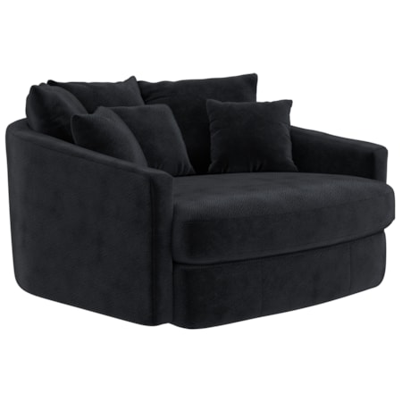 Round Accent Cuddle Chaise