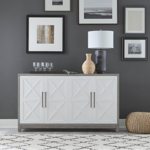 Modern Farmhouse 4-Door Accent Buffet
