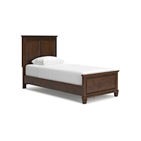 Transitional Twin Panel Bed