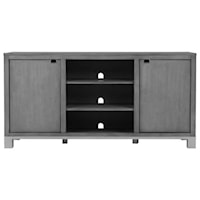 Contemporary TV Console with Cord Access Holes