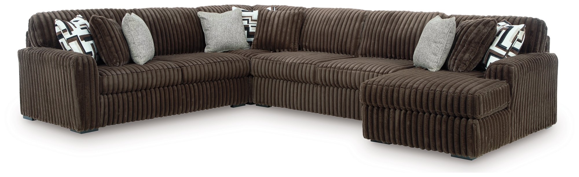 4-Piece Sectional With Chaise