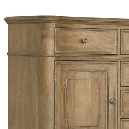 10-Drawer Chest with Doors