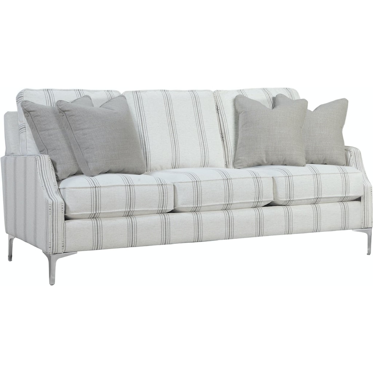 Braxton Culler Urban Options Urban Options 3 over 3 Sofa with Metal Legs
