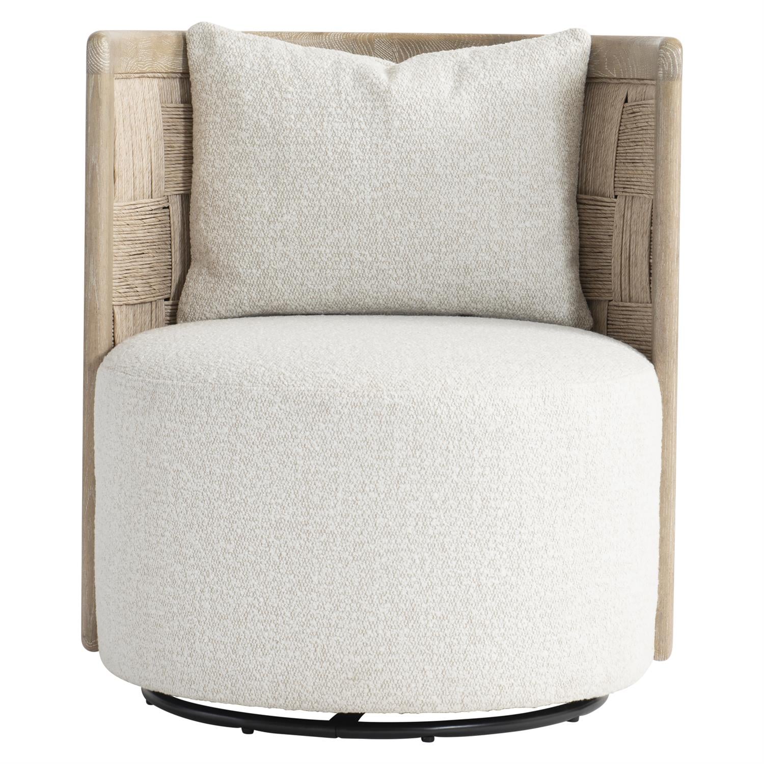 kelsey fabric swivel glider